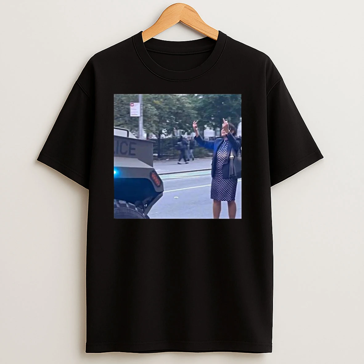 Middle Finger Polka Dots And Protest Ice Raids T Shirts