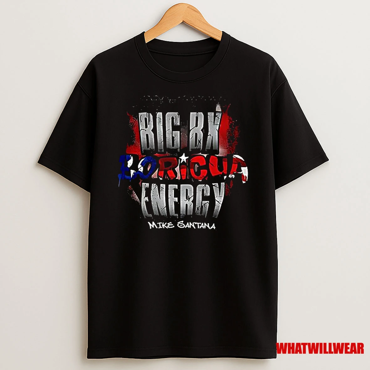 Mike Santana Big Boricua Energy Shirts