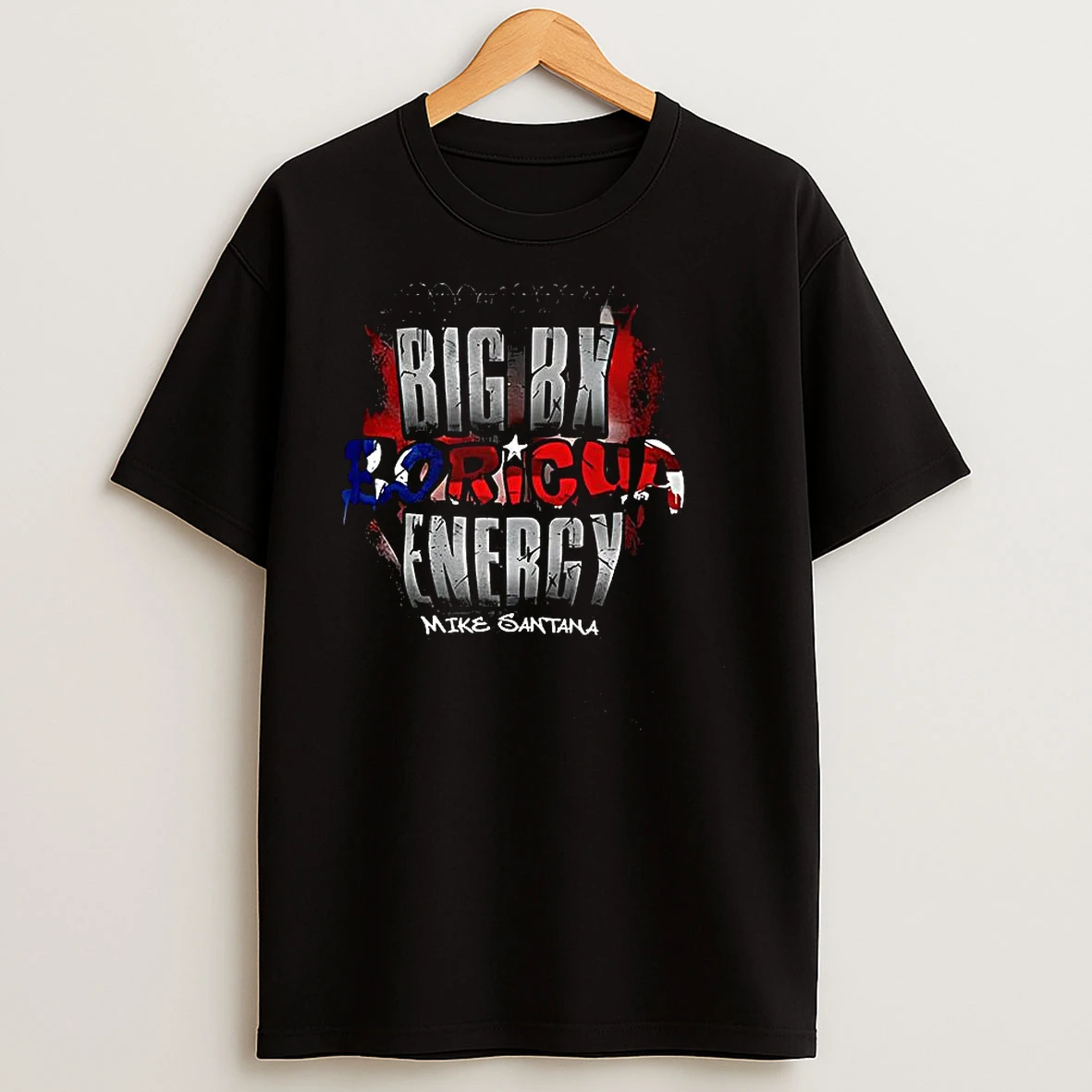 Mike Santana Big Boricua Energy T Shirts
