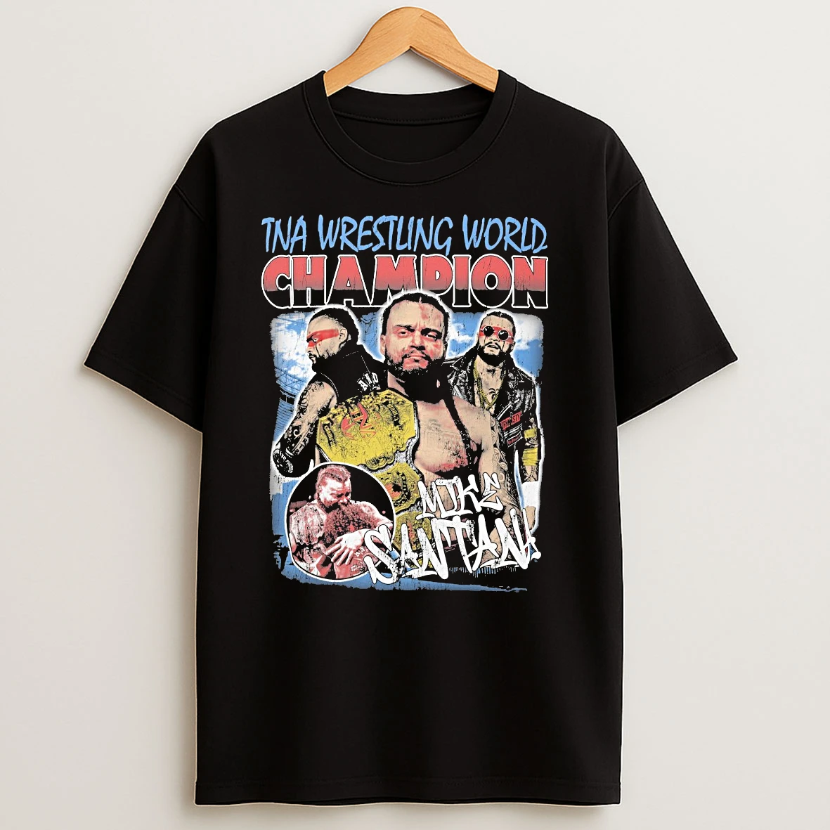 Mike Santana Tna Wrestling World Champion T Shirts