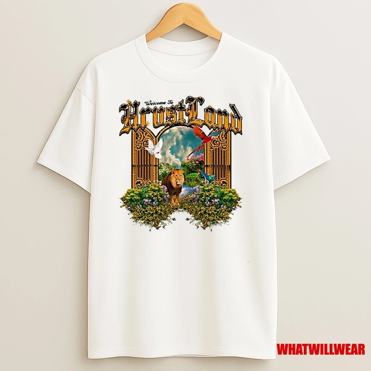 Mike Teezy Welcome To Hrustland Lion Bird Shirts