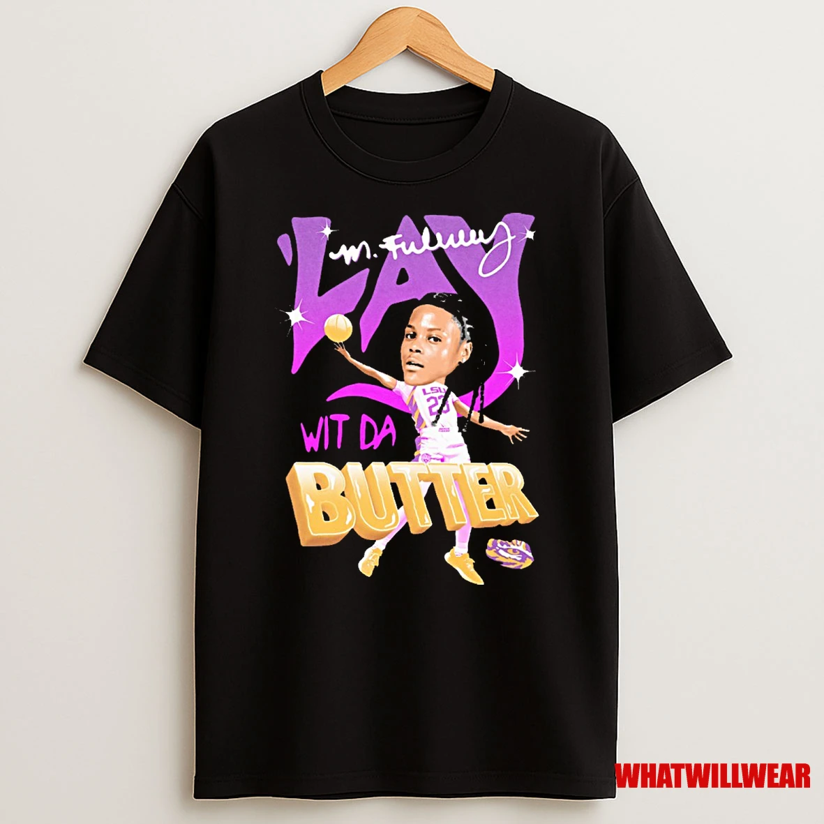 Milaysia Fulwiley Wit Da Butter Lsu Tiger Ncaa Cartoon Shirts
