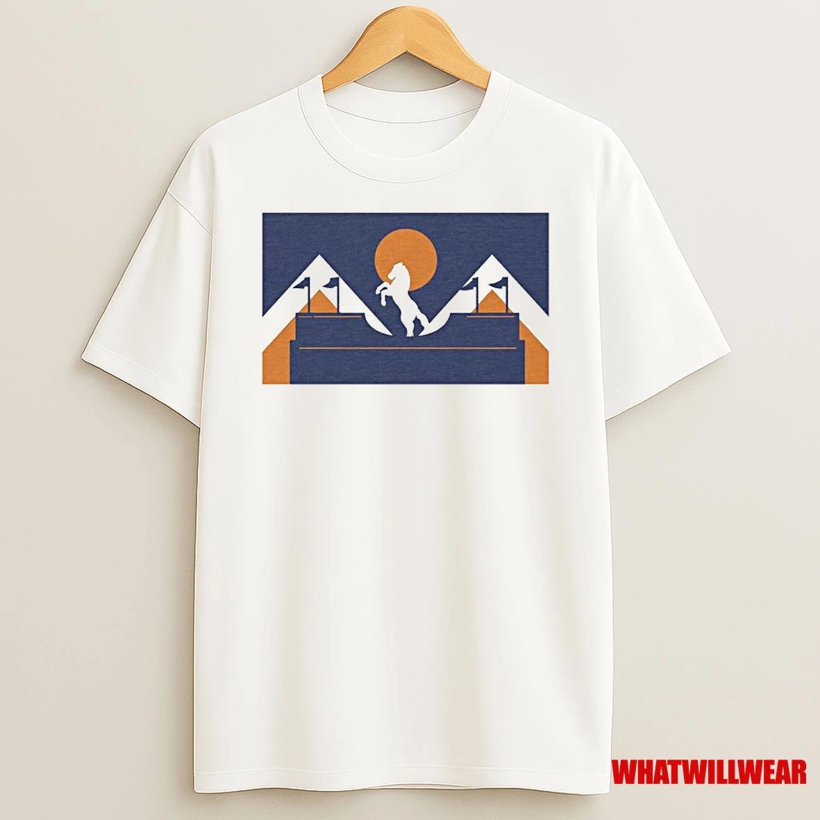 Mile High Flag Ornaments Shirts