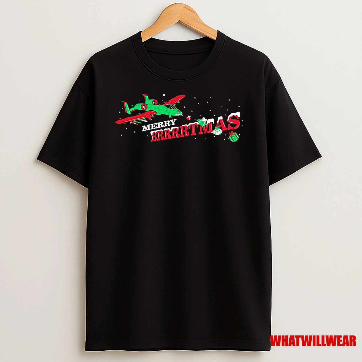 Military Aircraft Merry Brrrrtmas Christmas Shirts