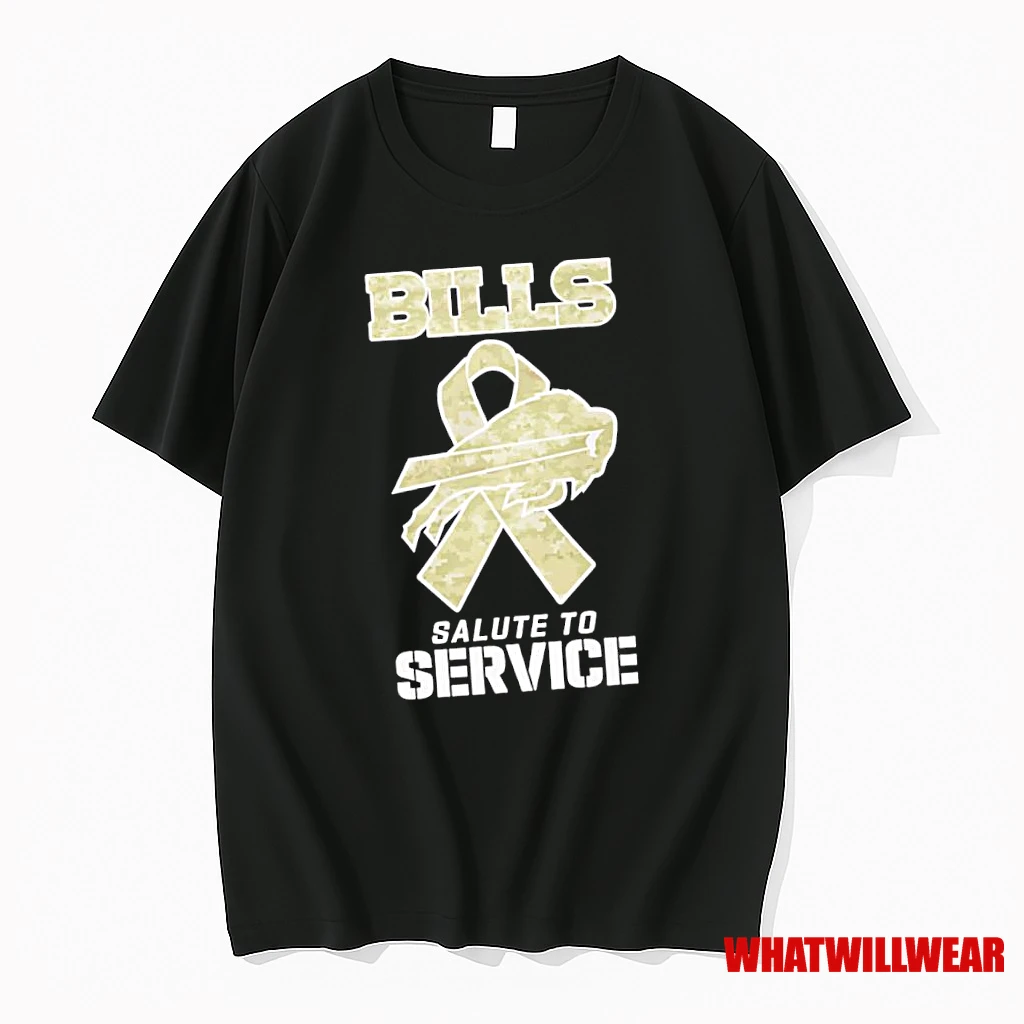 Military Ribbon X Buffalo Bills Salute To Service Shirts