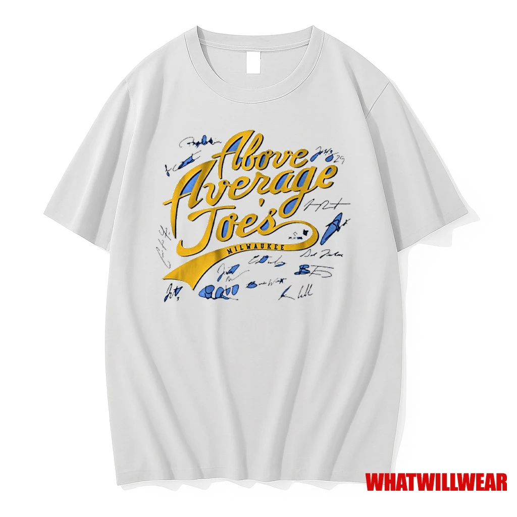 Milwaukee Baseball The Above Average Joes Signatures Shirts