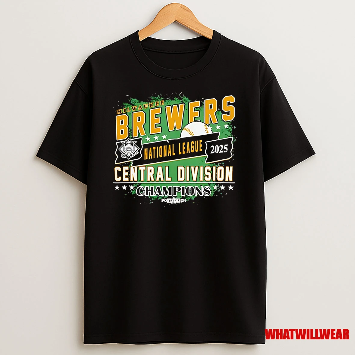 Milwaukee Brewers 2025 Division Champions Headline Shirts