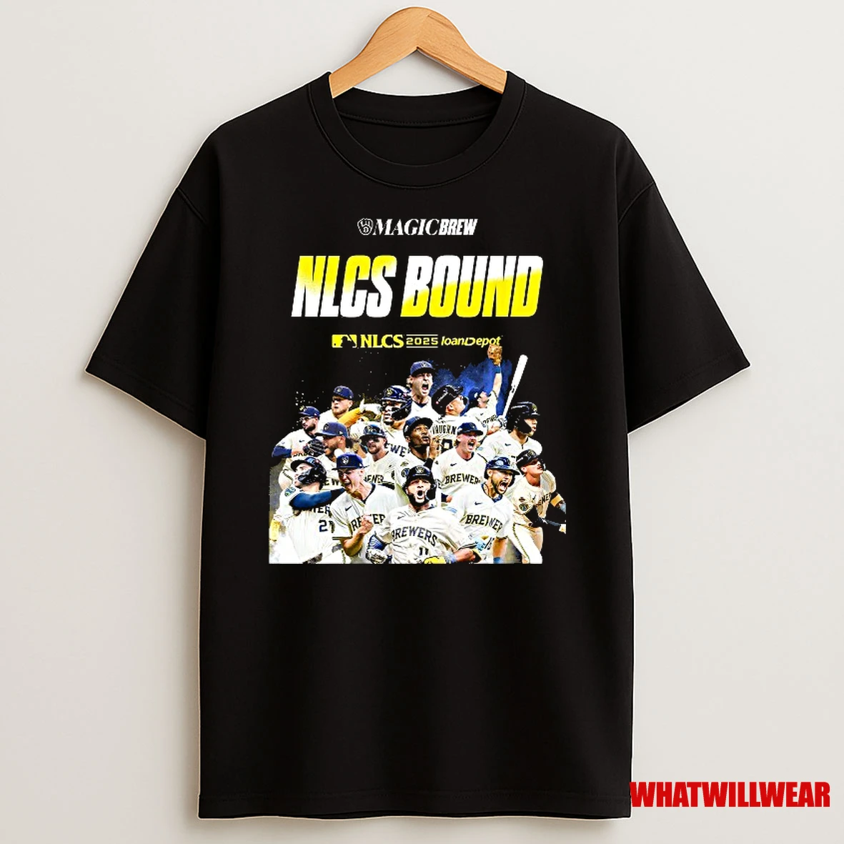 Milwaukee Brewers 2025 Nlcs Bound Magic Brews Shirts