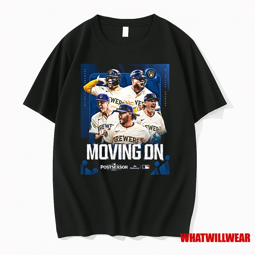 Milwaukee Brewers 2025 Nlcs Moving On Shirts