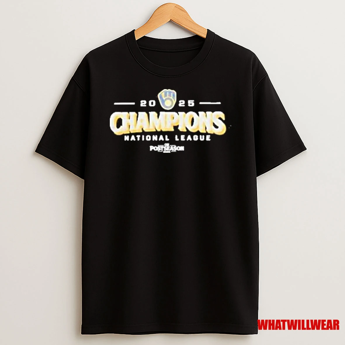 Milwaukee Brewers 2025 Nlcs Champions National League Postseason Mlb Shirts