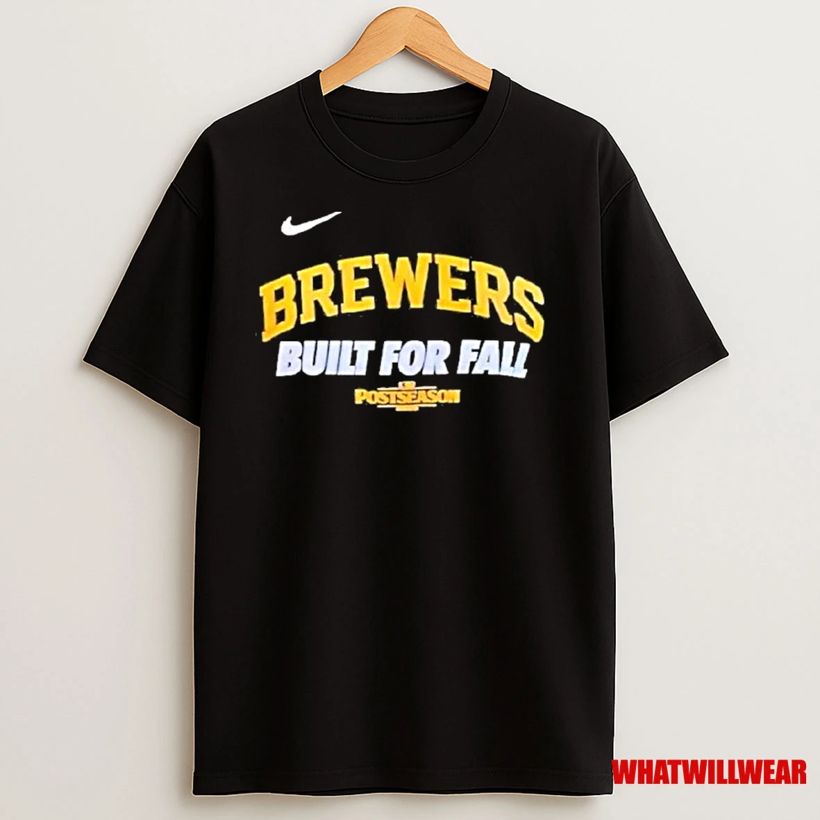 Milwaukee Brewers Built For Fall 2025 Mlb Postseason Shirts