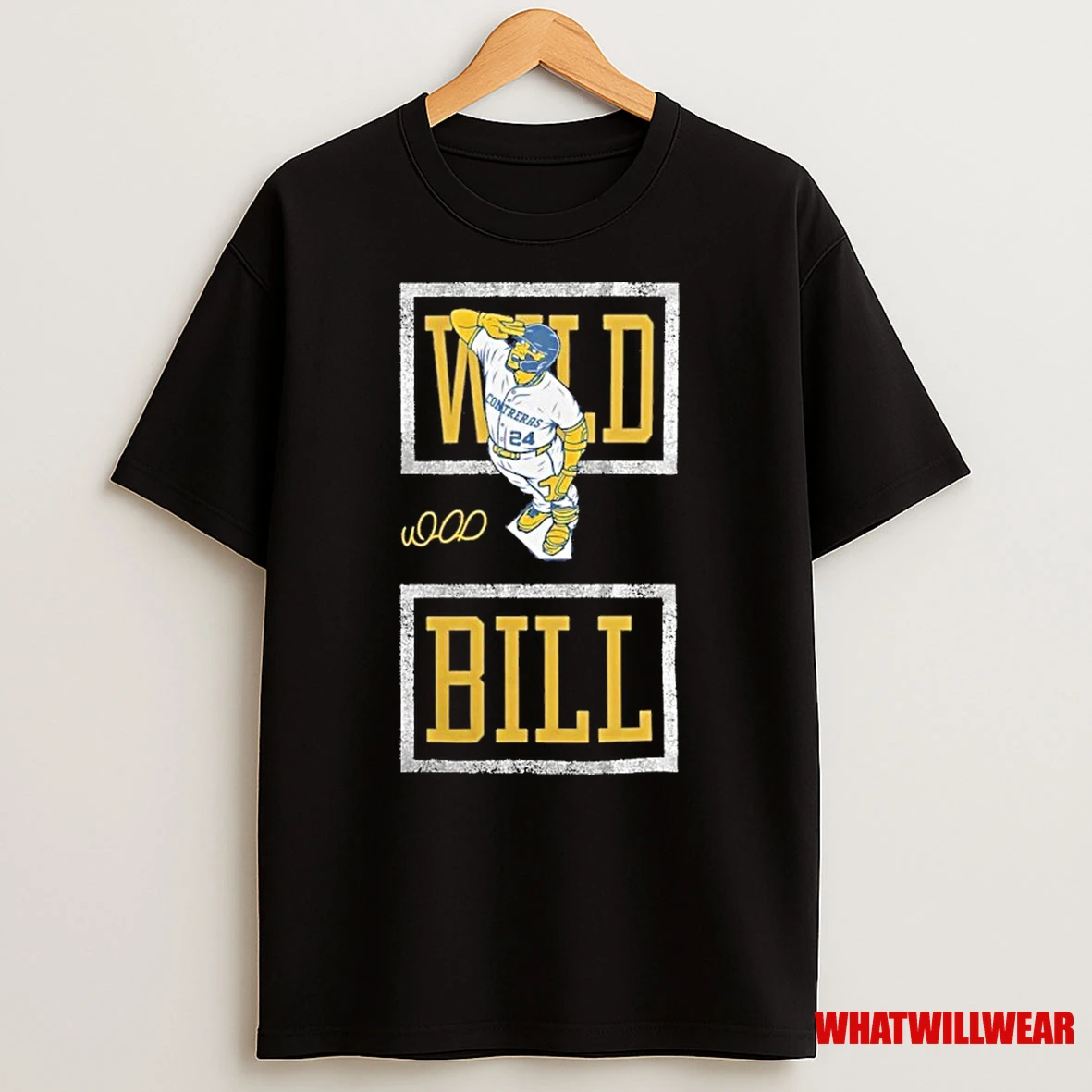 Milwaukee Brewers Merch Wild Bill Salute William Contreras Shirts