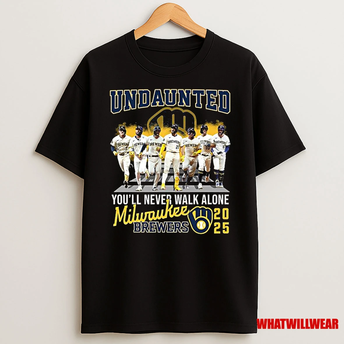 Milwaukee Brewers Undaunted 2025 Nl Central Division Champions Shirts