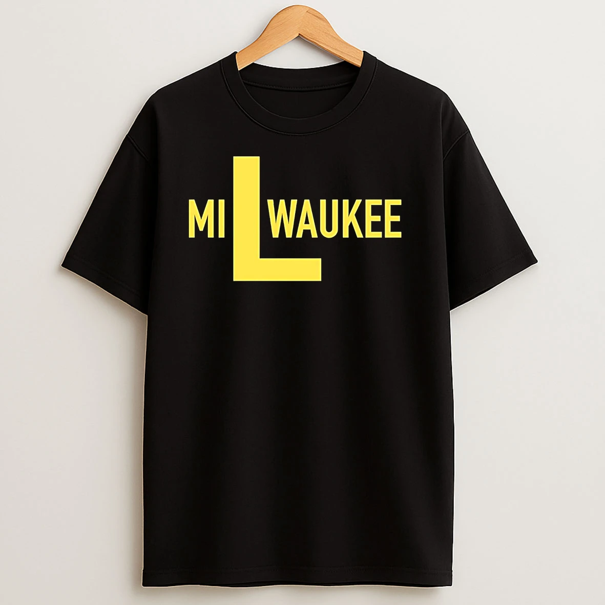 Milwaukee Brewers Celebrate With L Flag T Shirts