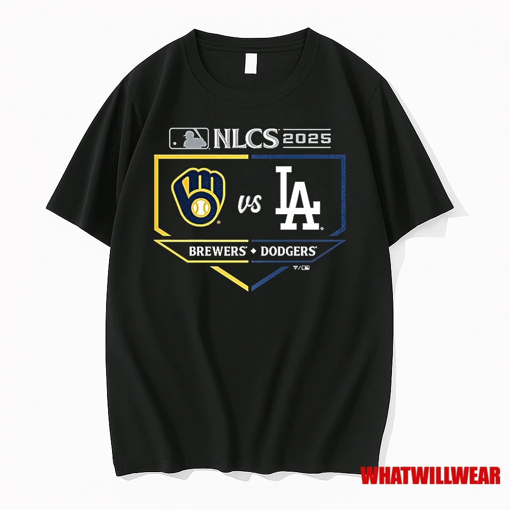Milwaukee Brewers Vs Los Angeles Dodgers 2025 National League Championship Series Shirts