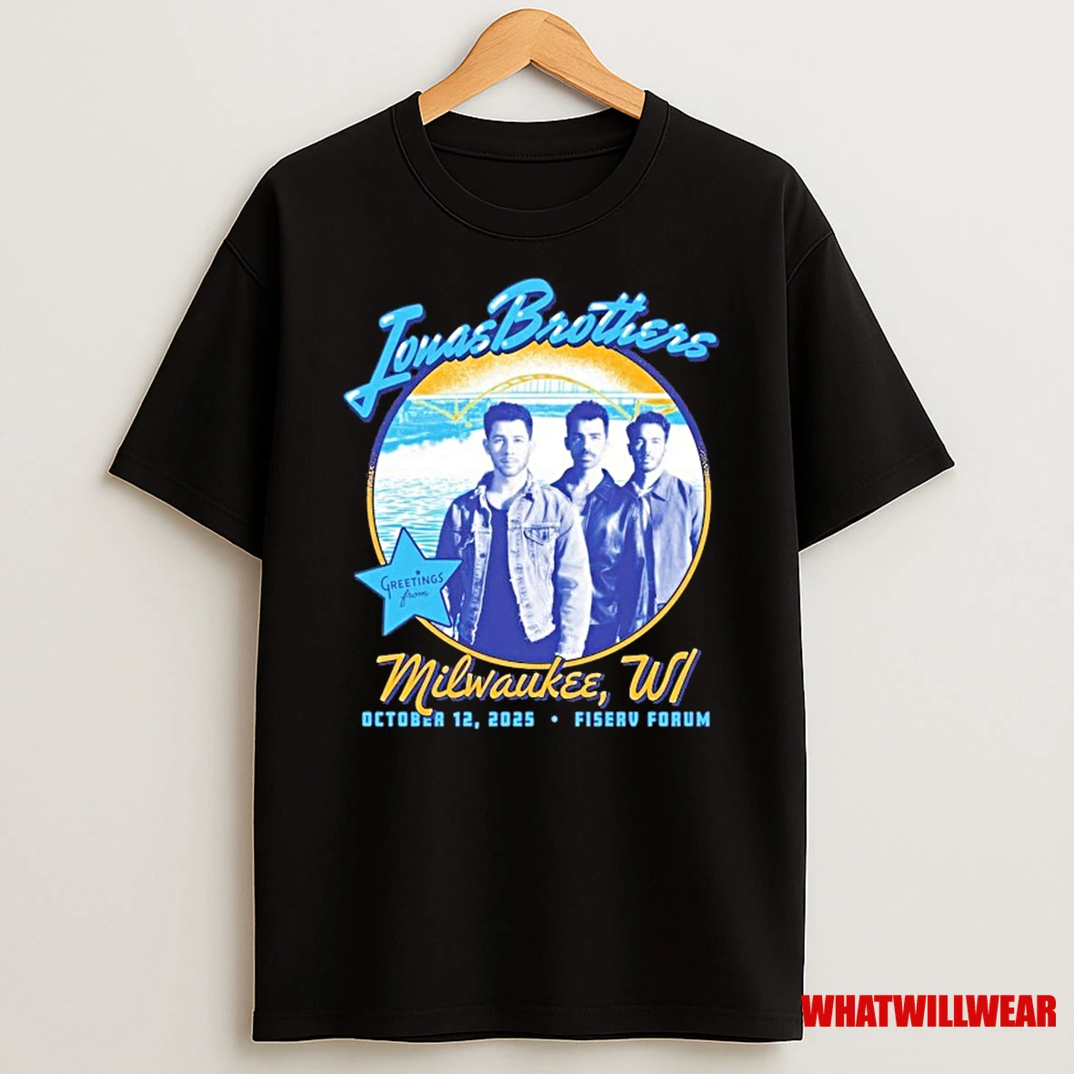 Milwaukee Jonas Brothers Tour 2025 Shirts