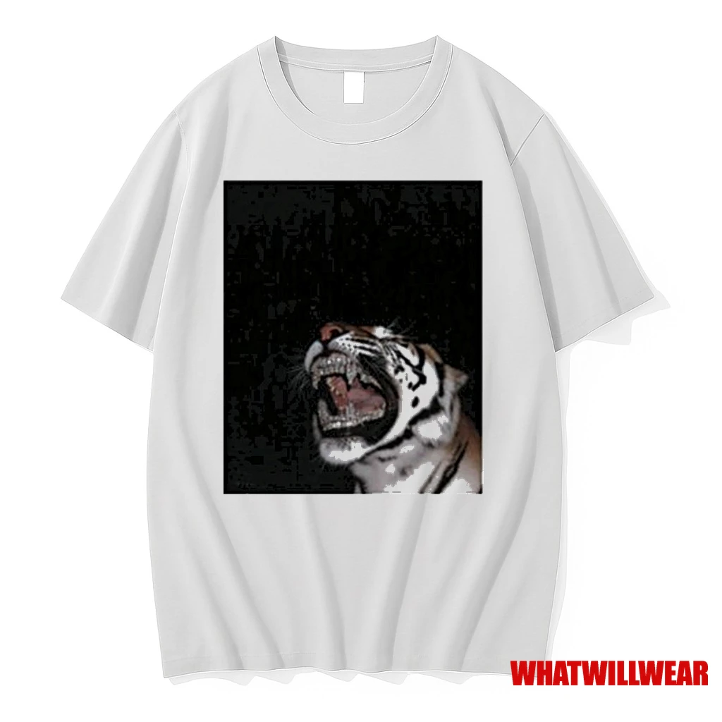 Mini Archillect Tiger With Diamond Grillz Shirts