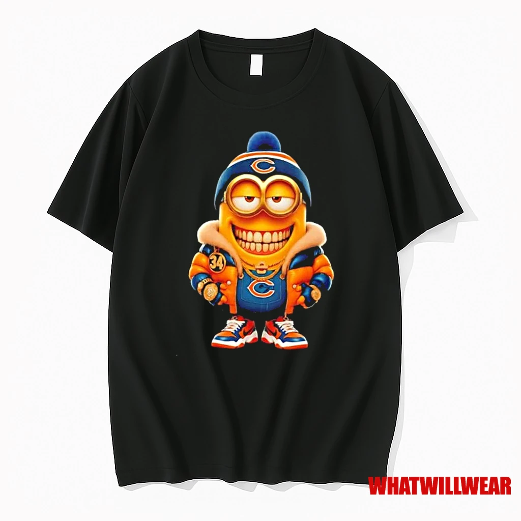 Minions Smiling At Chicago Bears Fans Shirts