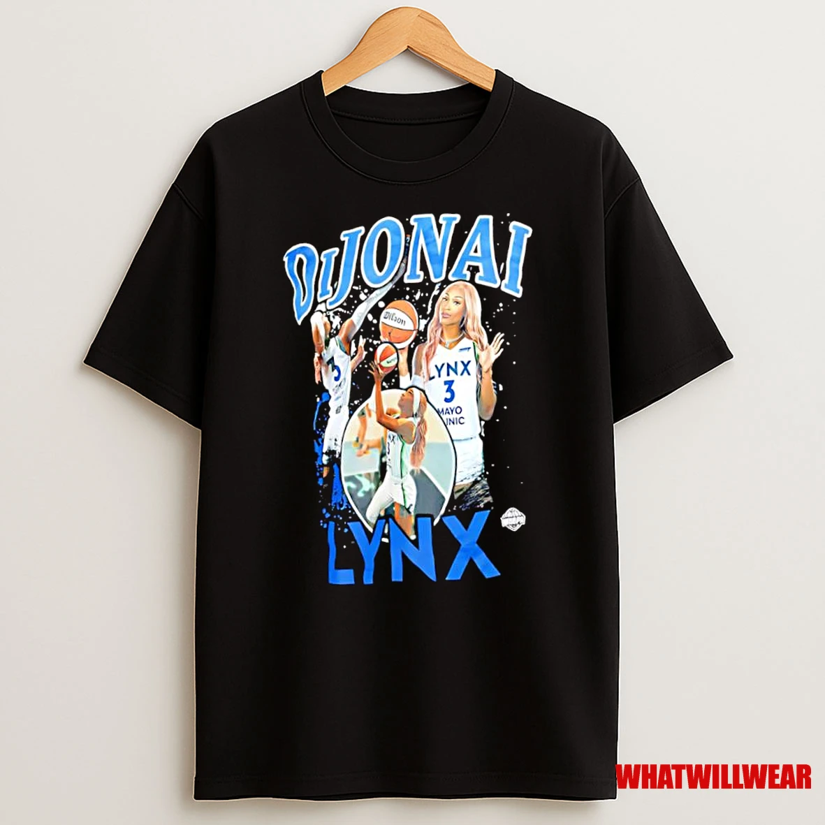 Minnesota Lynx Dijonai Carrington Stadium Crossroads Player Shirts