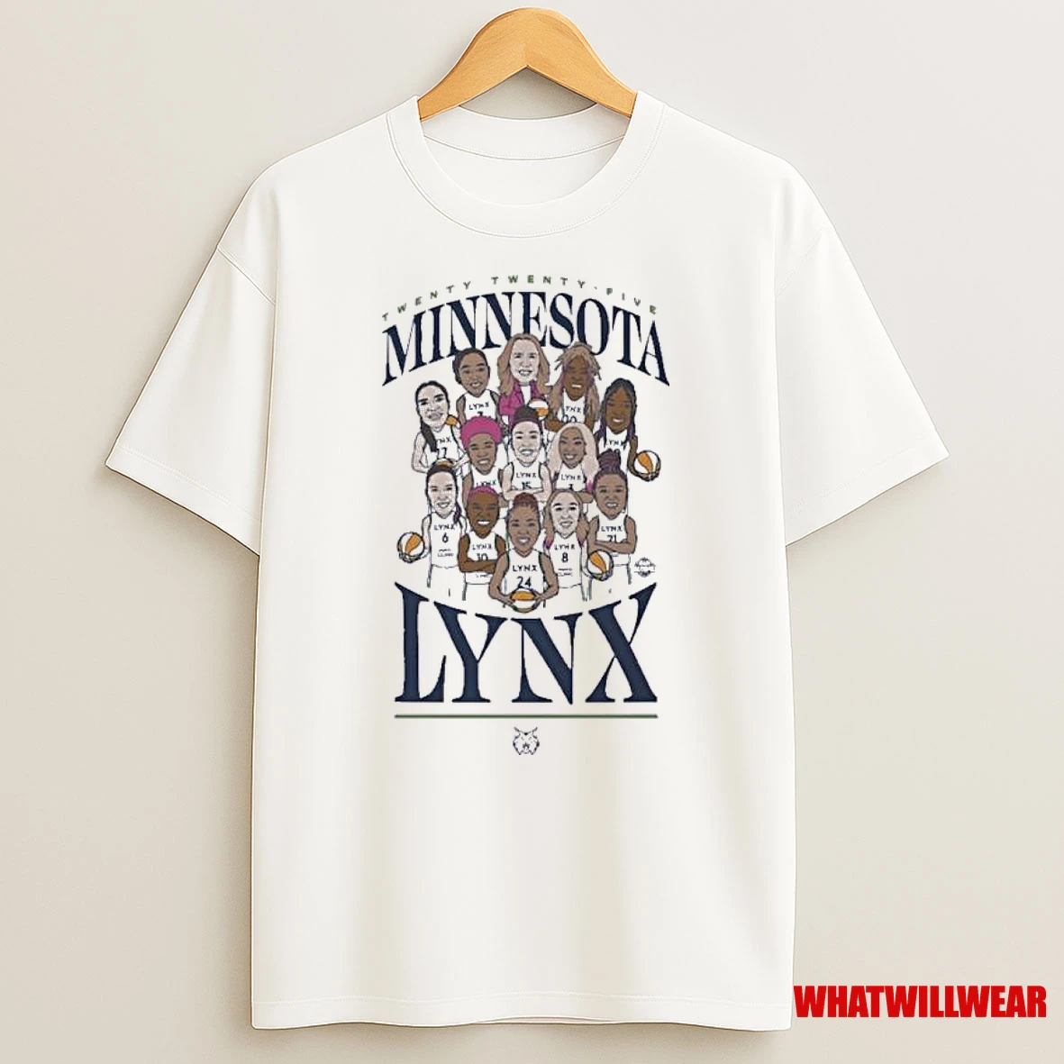 Minnesota Lynx Team Caricature Shirts