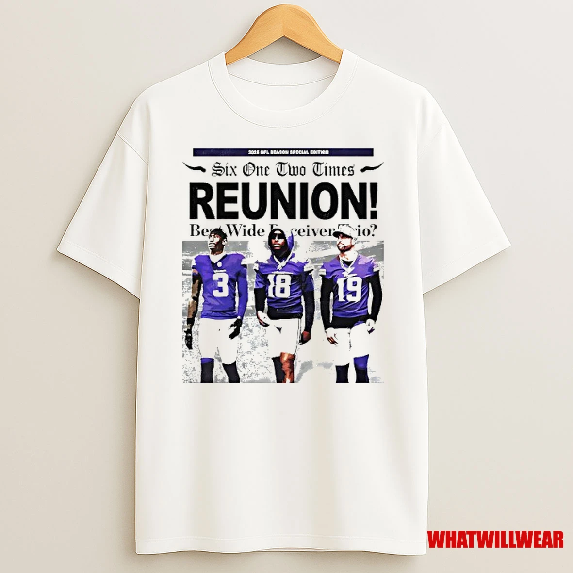 Minnesota Vikings Six One Two Times Reunion Nfl Season 2025 Shirts
