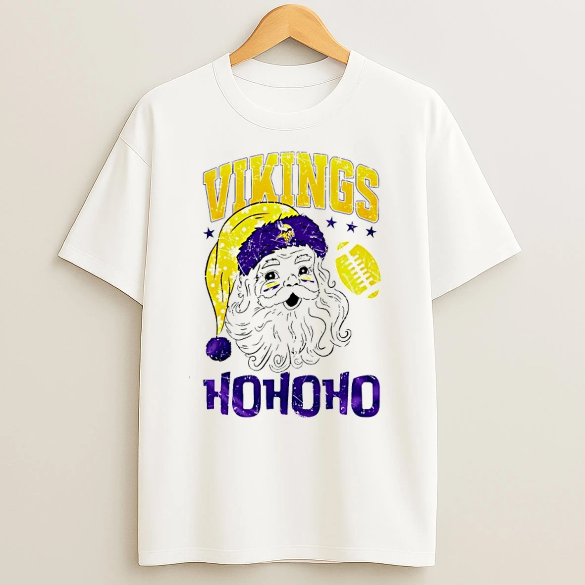 Minnesota Vikings X Santa Claus Nfl Merry Christmas T Shirts