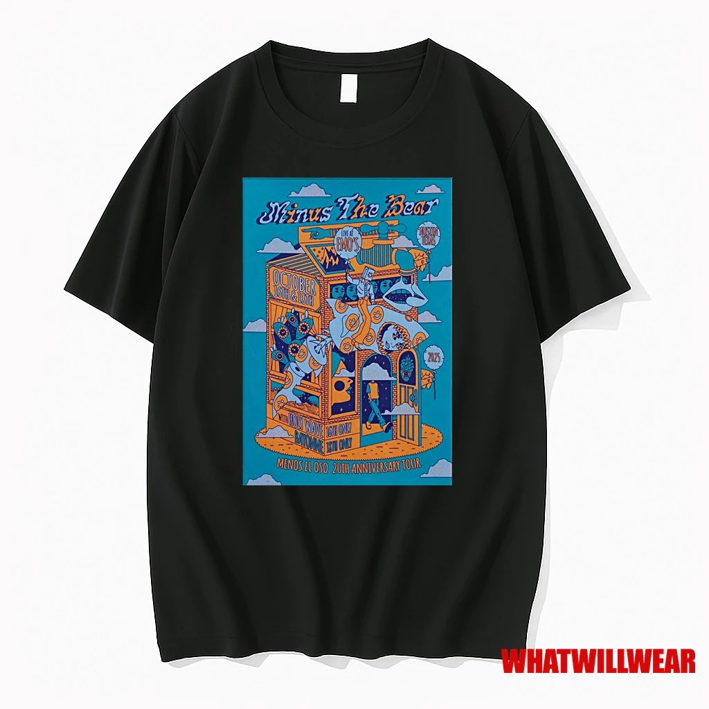 Minus The Bear 20th Anniversary Tour October 16 18 2025 Austin Event Shirts