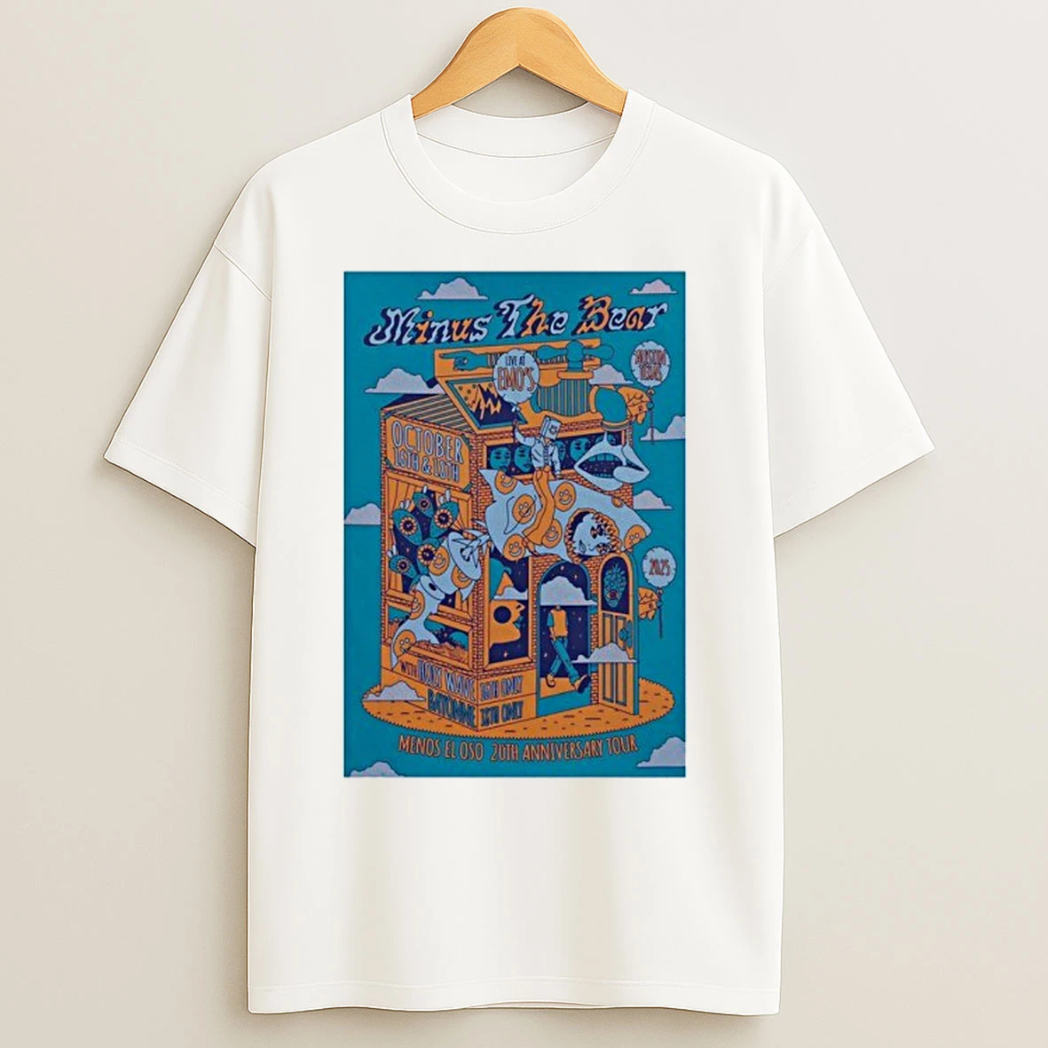 Minus The Bear Austin On Oct 16 And 18 T Shirts