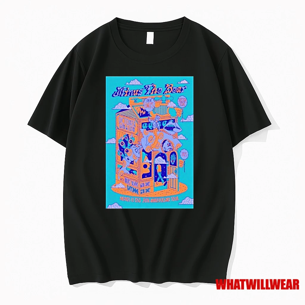 Minus The Bear Fall Tour 2025 Austin Tx Shirts