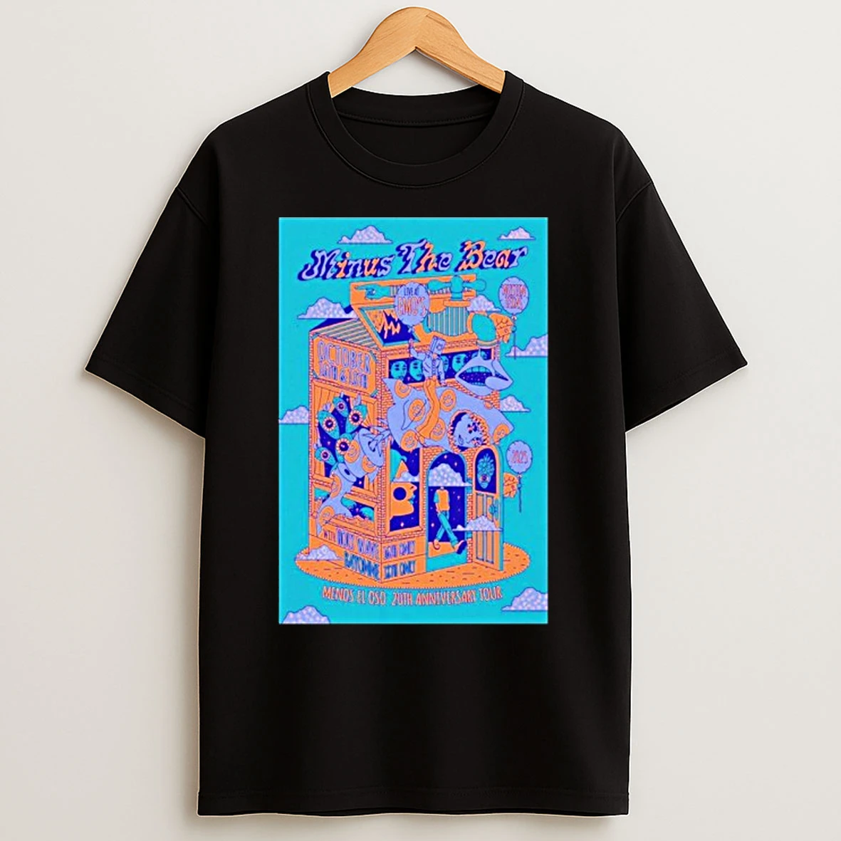 Minus The Bear Fall Tour 2025 Austin Tx T Shirts