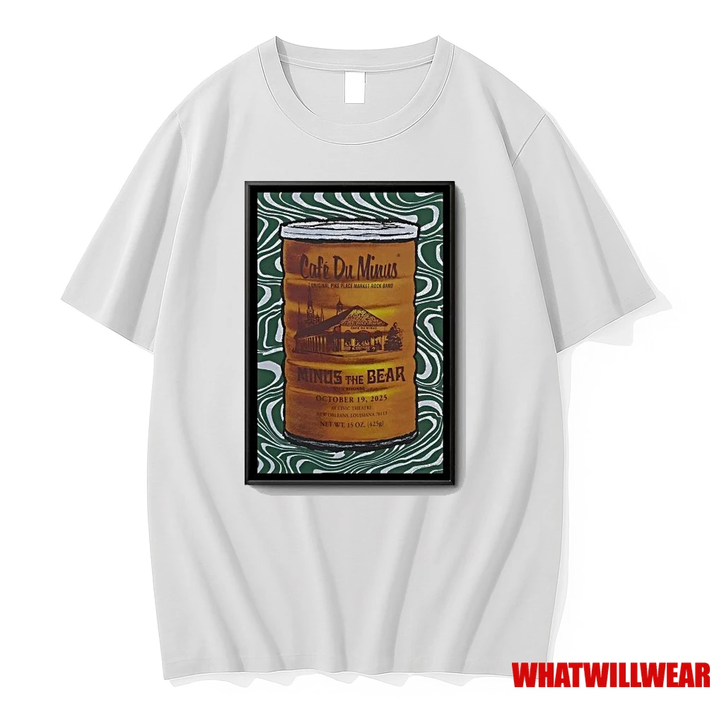 Minus The Bear Fall Tour 2025 New Orleans La Shirts