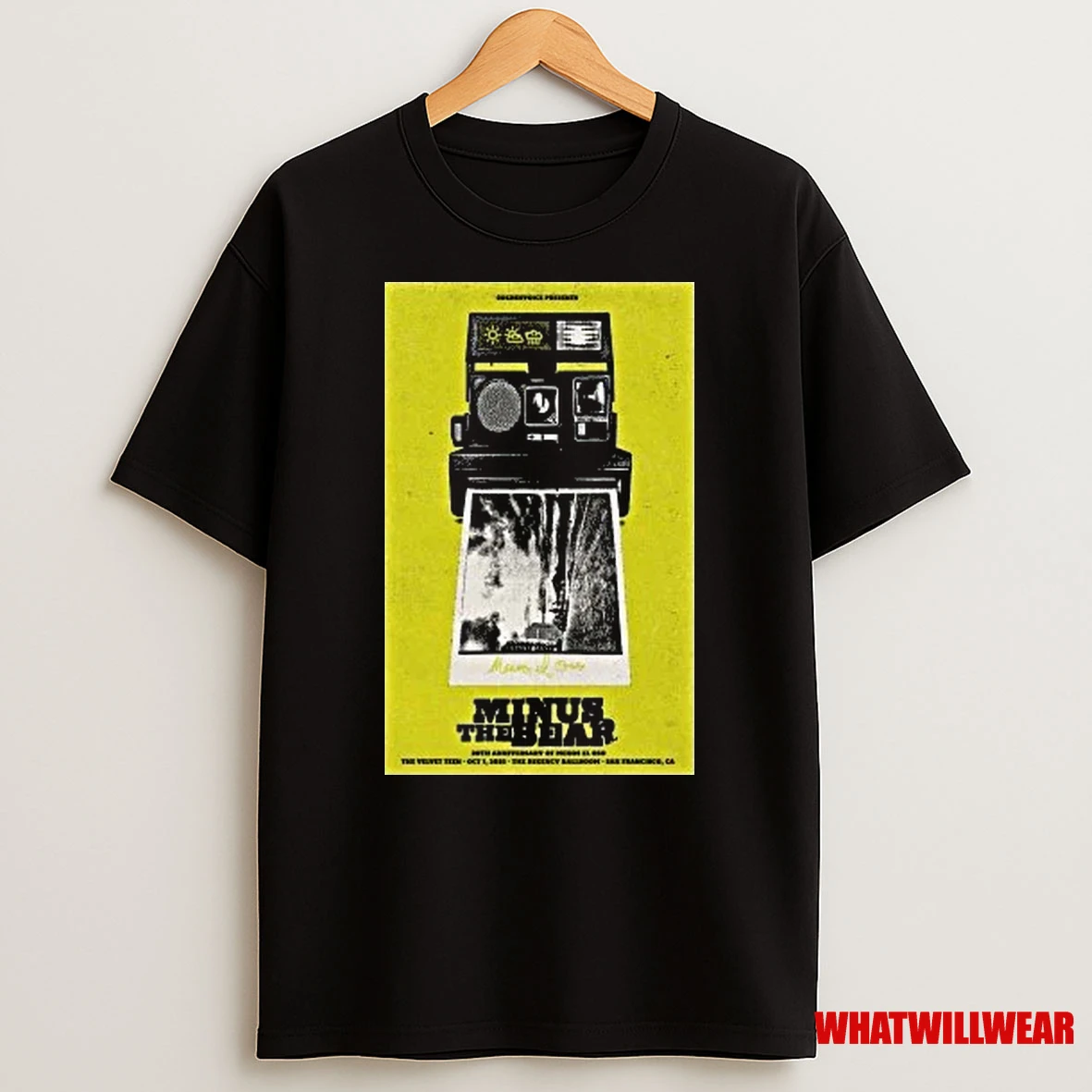 Minus The Bear October 7 2025 San Francisco Shirts