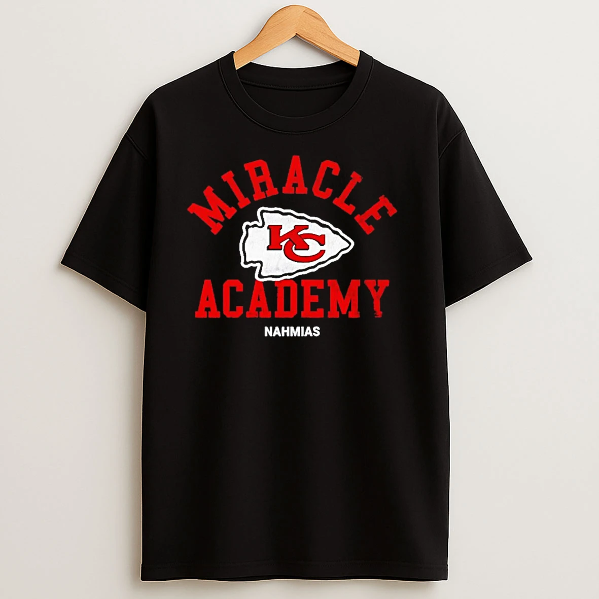 Miracle Academy X Kansas City Chiefs Nfl Nahmias T Shirts