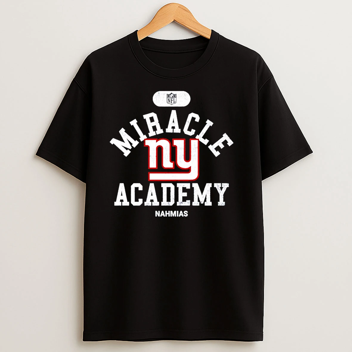 Miracle Academy X New York Giants Nfl Nahmias T Shirts