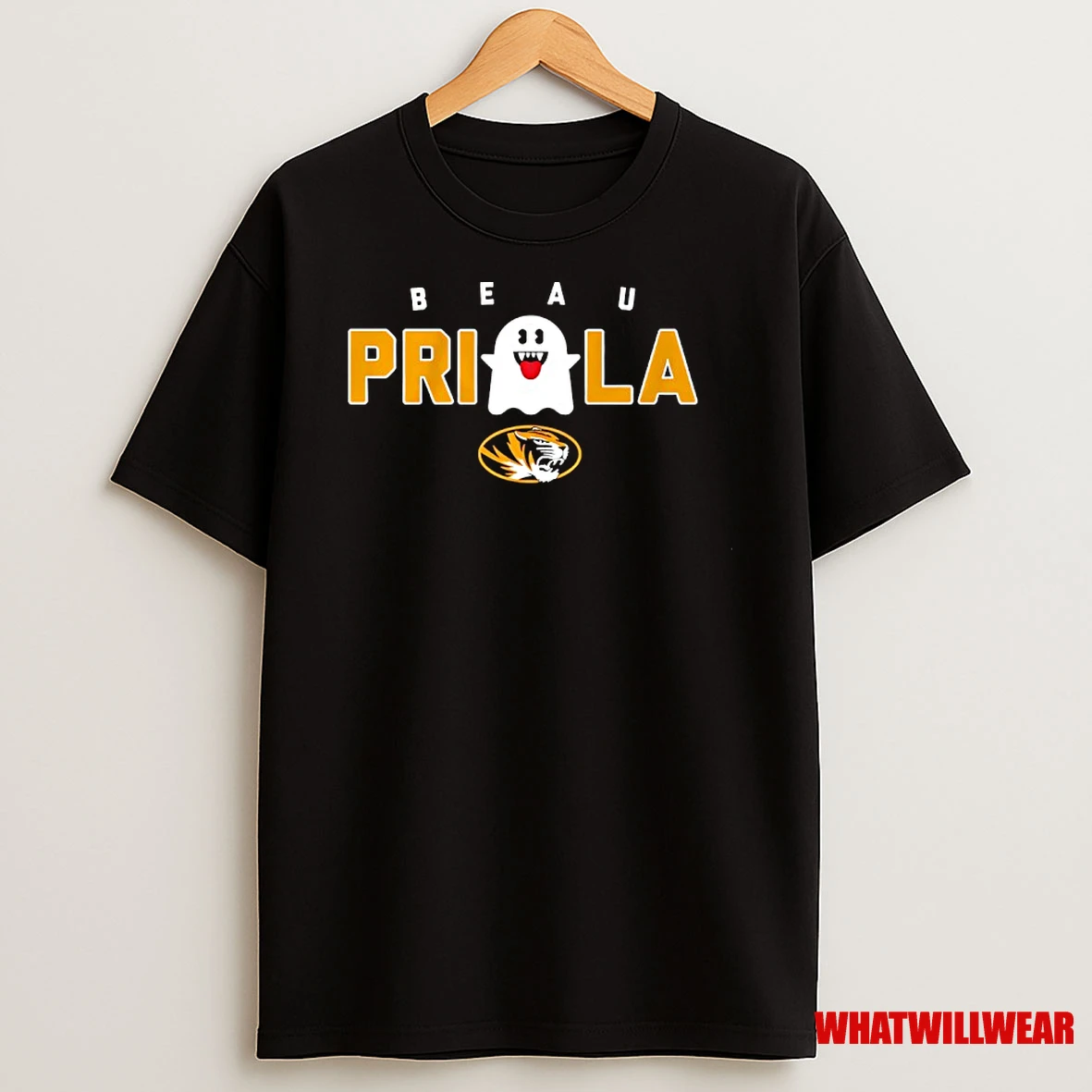Missouri Tigers Football Beau Pribula Boo Cute Ghost Halloween Shirts