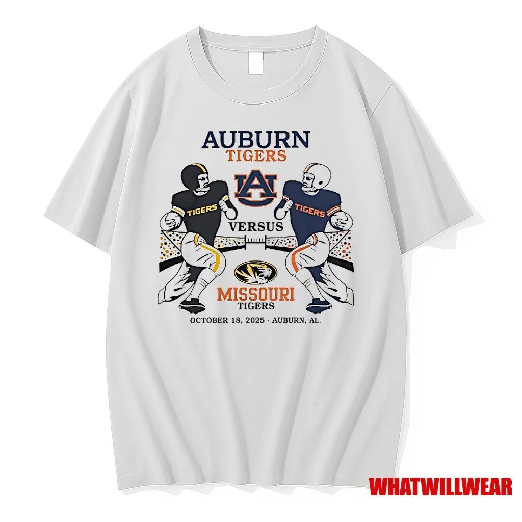 Missouri Tigers Vs Auburn Tigers Ncaa Football Gameday Shirts