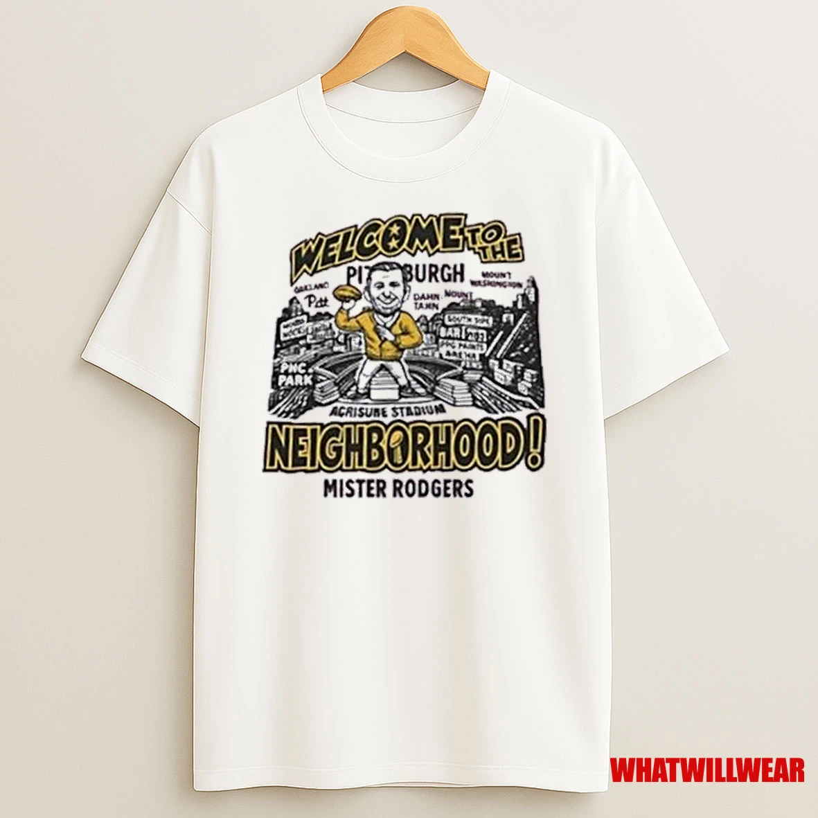 Mister Aaron Rodgers Welcome To The Pittsburgh Steelers Neighborhood Shirts