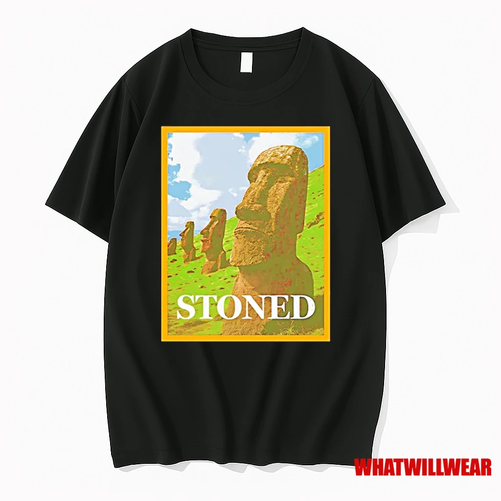 Moai Easter Island Stoned Shirts