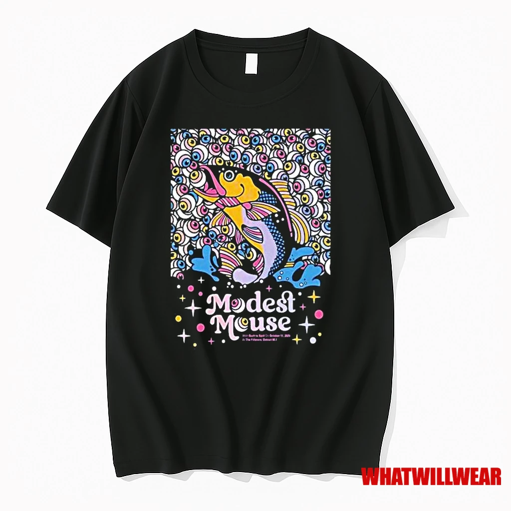 Modest Mouse Fall Tour 2025 The Fillmore Detroit Fish Shirts