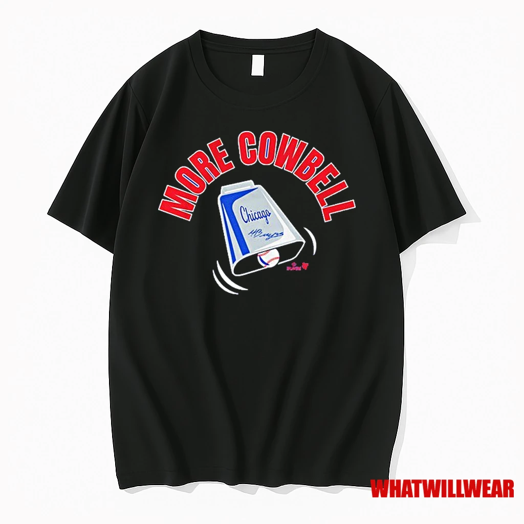 Moises Ballesteros Chicago Cubs More Cowbell Shirts