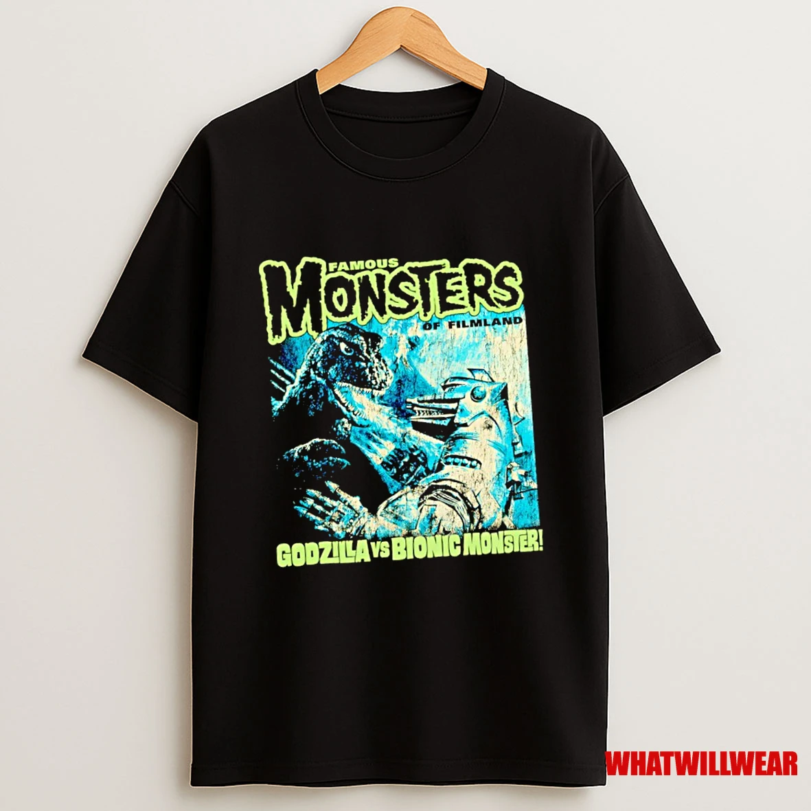 Monsters Of Filmland Mor Jad Godzilla Vs Bionic Monster Shirts