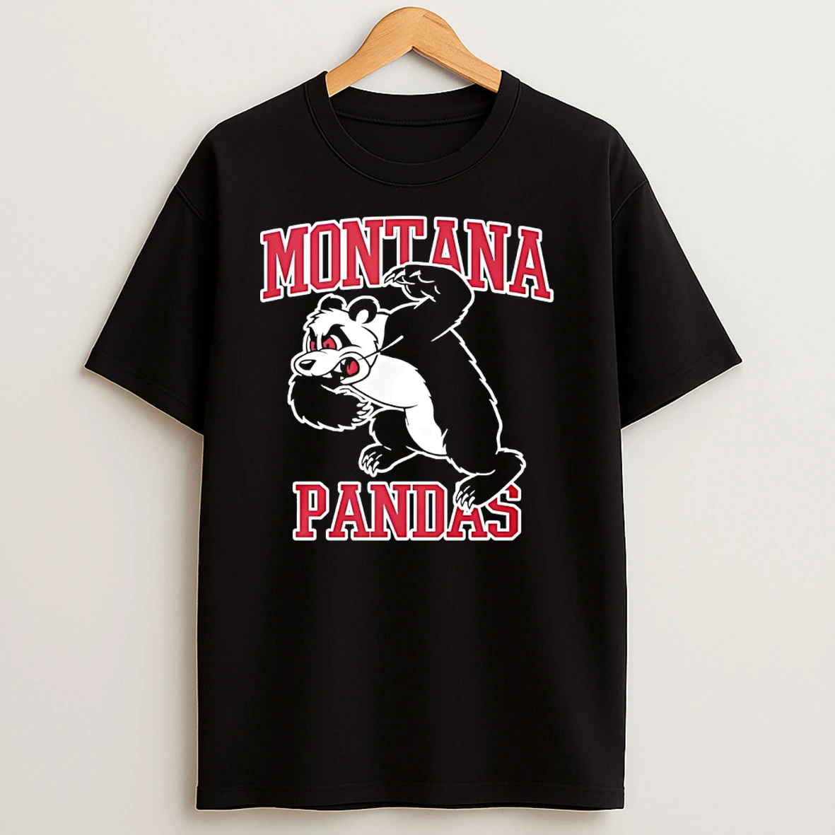 Montana Pandas Cartoon T Shirts