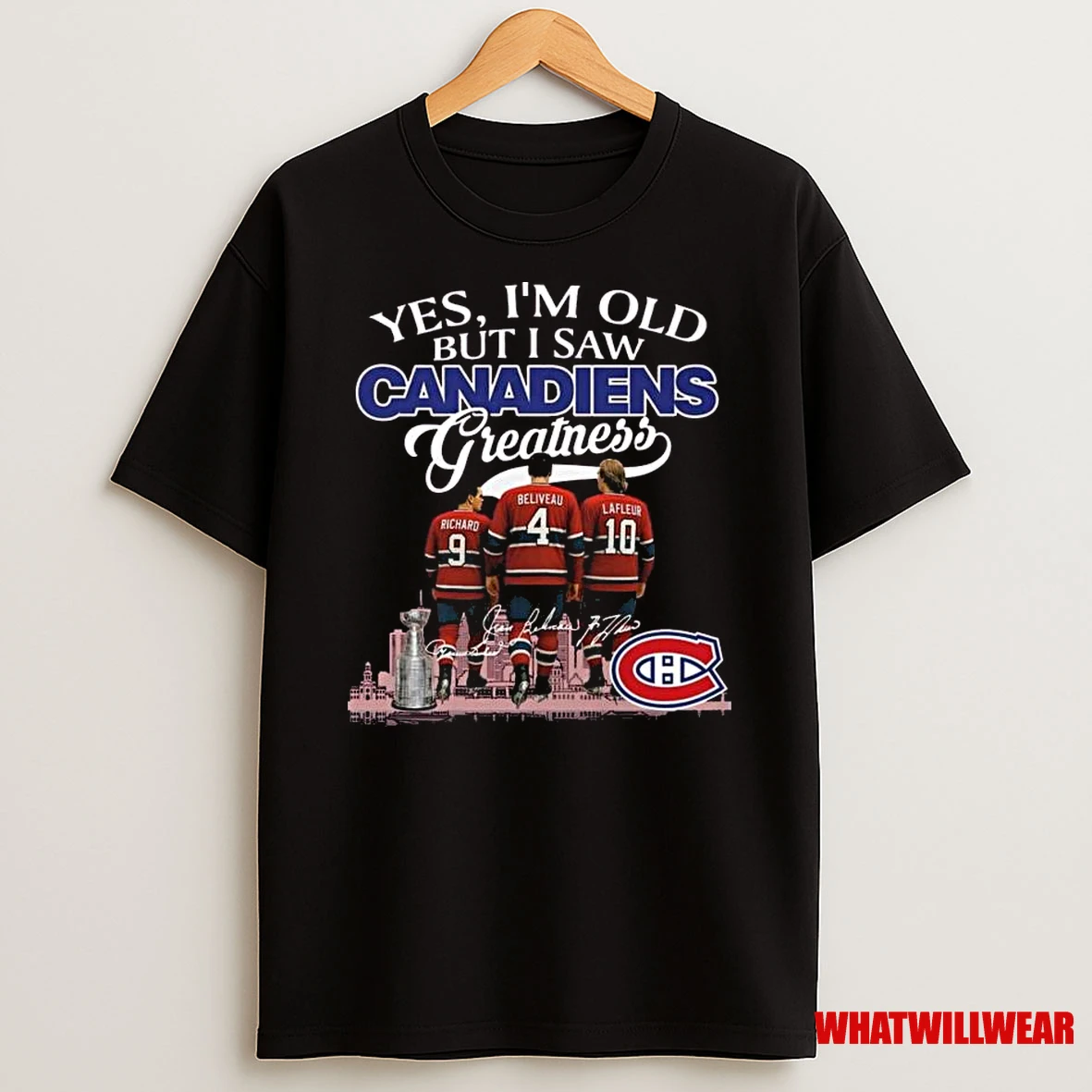 Montreal Canadiens Yes Im Old But I Saw Canadiens Greatness Nhl Squad Signatures 2025 Shirts