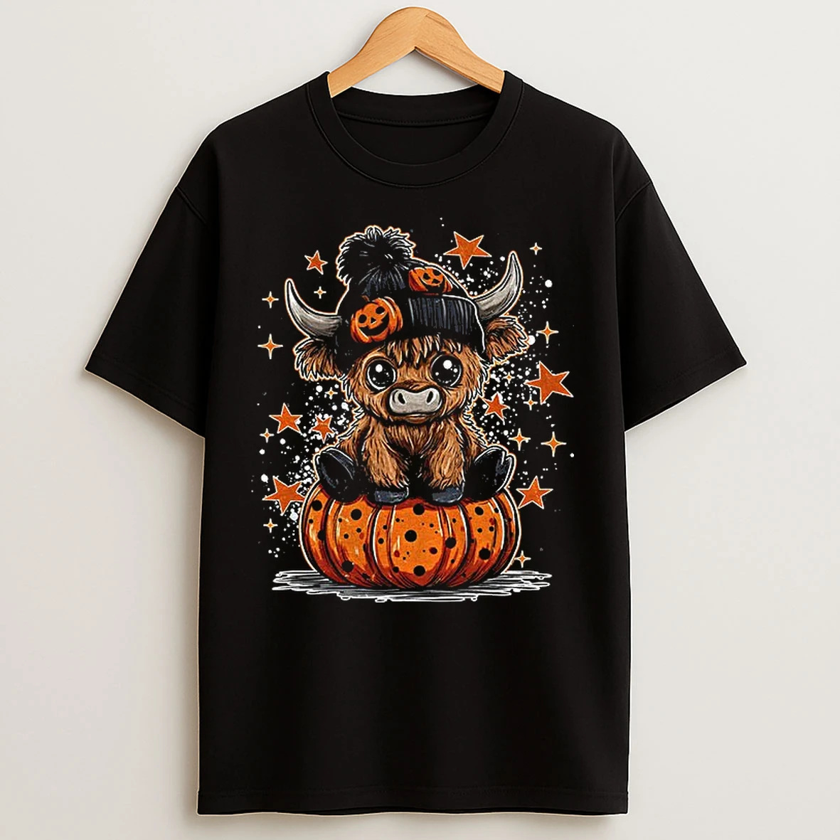 Moo I Mean Boo Fall Pumpkin Cow Preppy Spooky Halloween T Shirts
