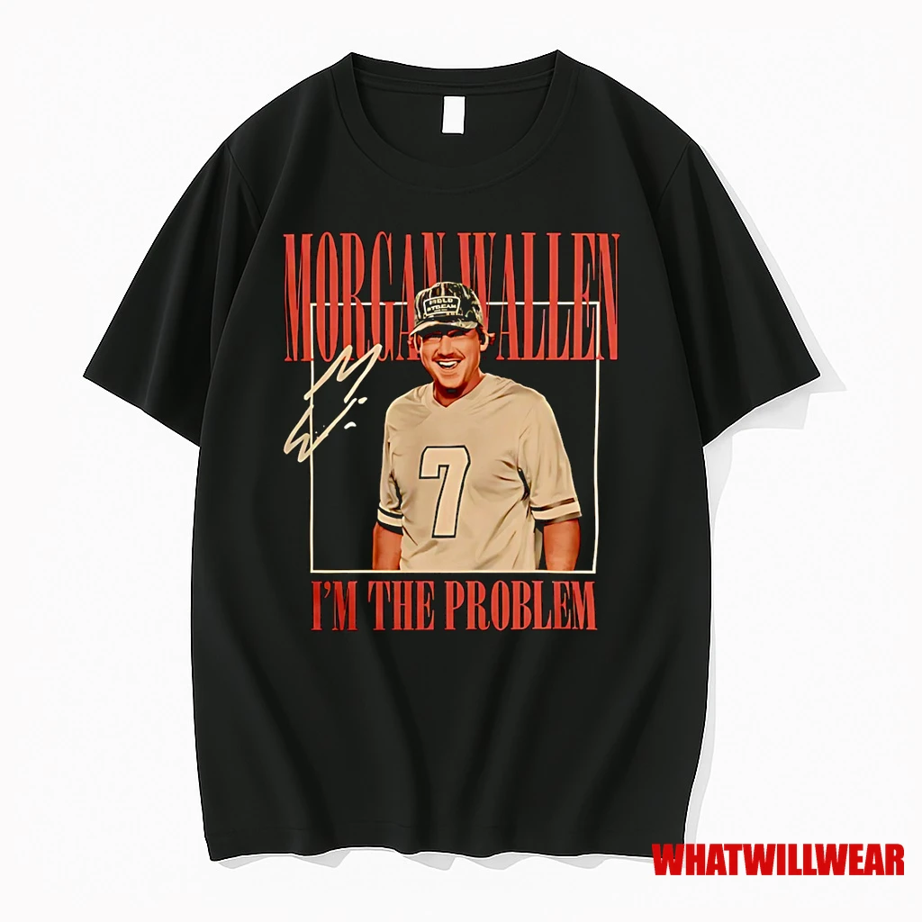 Morgan Wallen Im The Problem Dateback Tour Signature Shirts