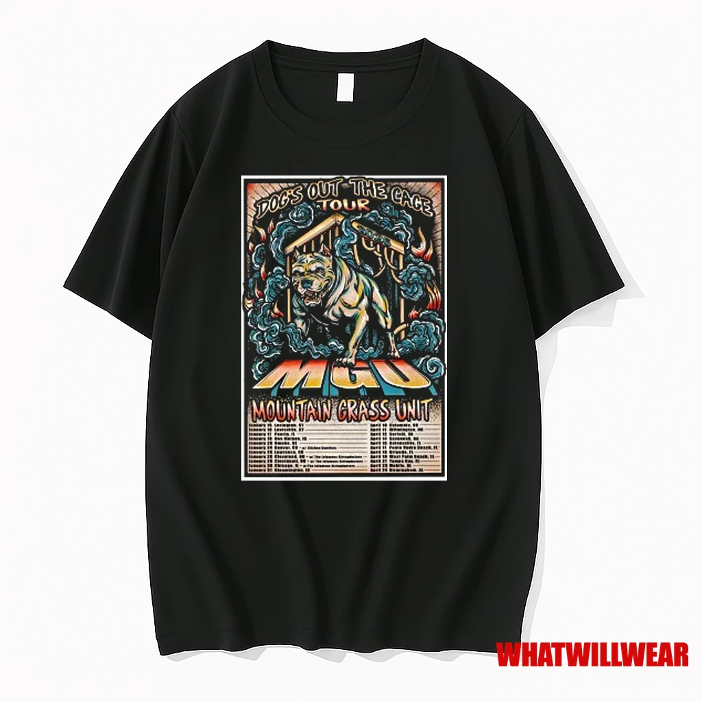 Mountain Grass Unit Dogs Out The Cage 2026 Tour Shirts