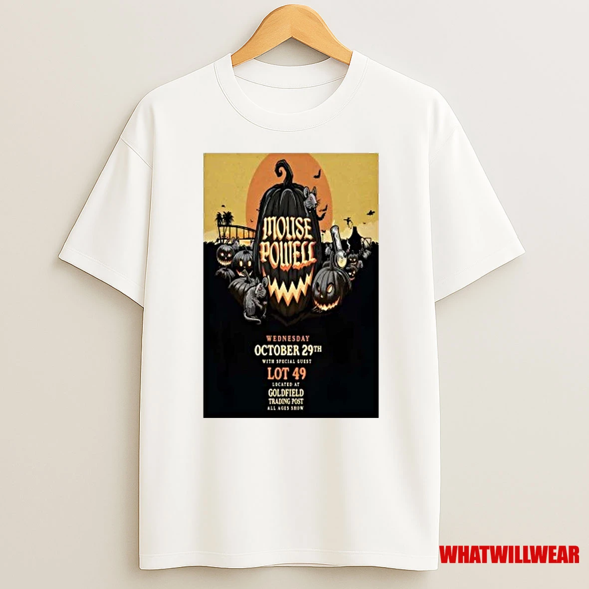 Mouse Powell 10 29 2025 Sacramento Ca Shirts