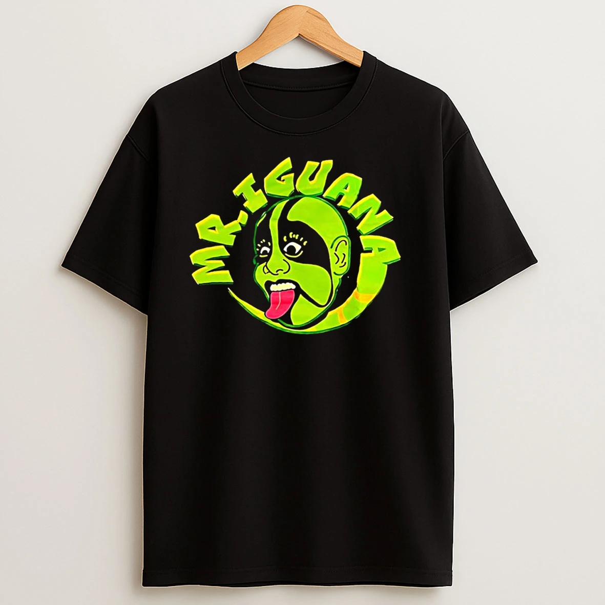 Mr Iguana From Lucha Libre Aaa Worldwide Graphic T Shirts