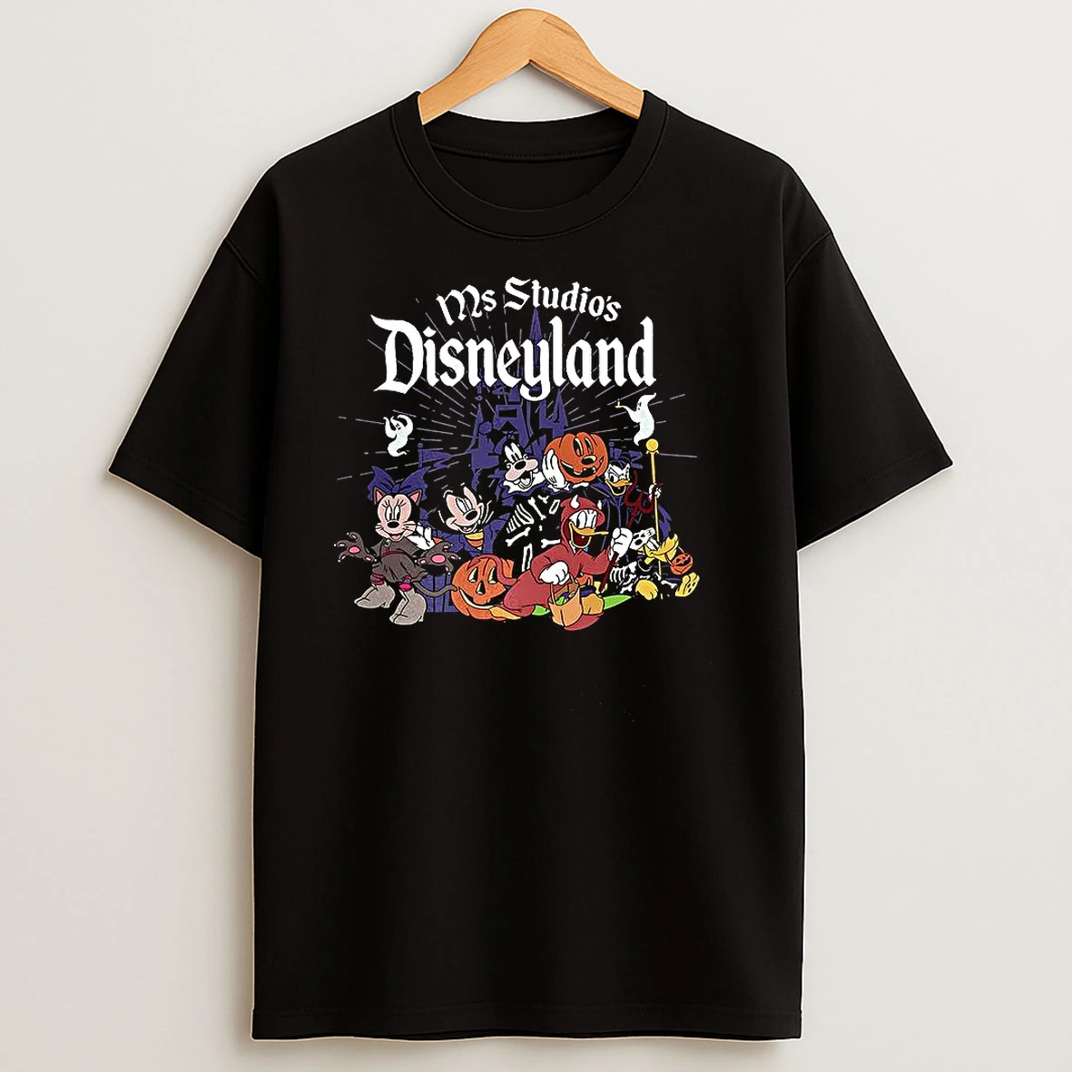Ms Studios Disneyland Disney Characters In Halloween Costumes T Shirts