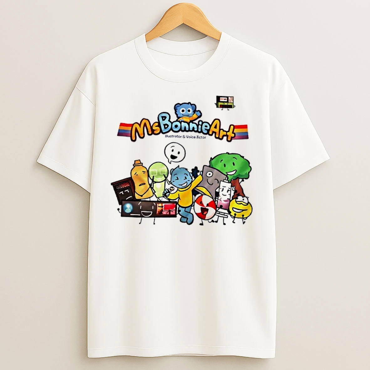 Msbonnie Art Illustrator And Voice Actor Cartoon T Shirts
